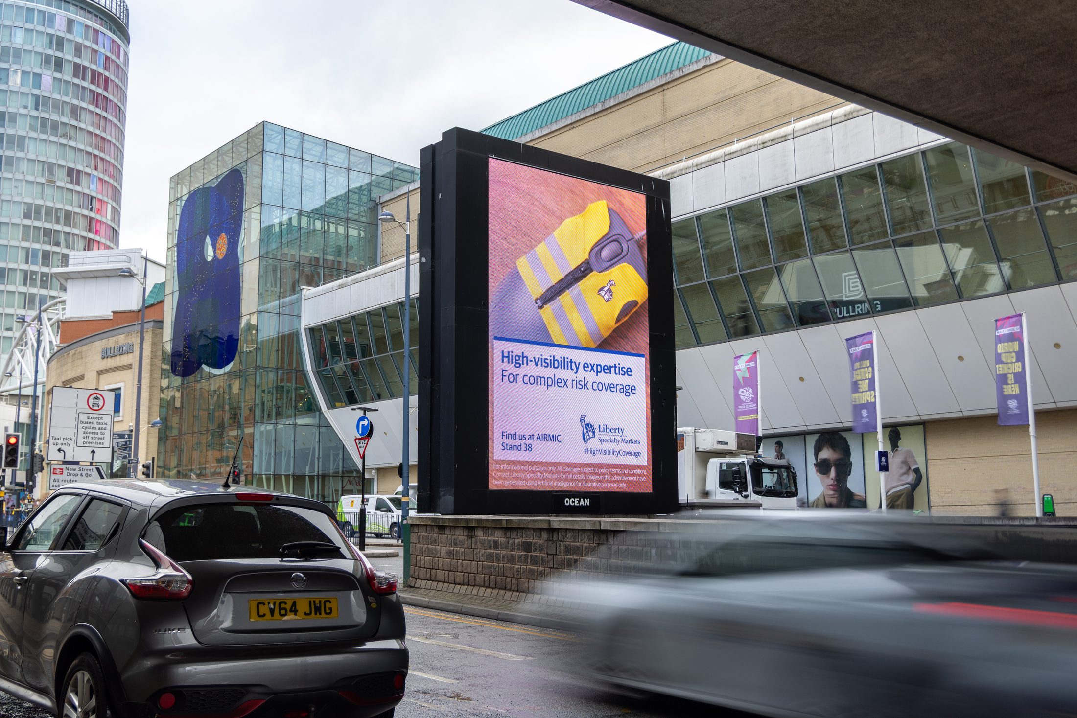 Liberty Specialty Markets digital billboard campaign